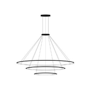 GROK PENDANT CIRCULAR OUTWARD 3 RINGS (Ø3000 Ø2000 Ø1200) LED 326.4W 4000K 0-10V GOLD
