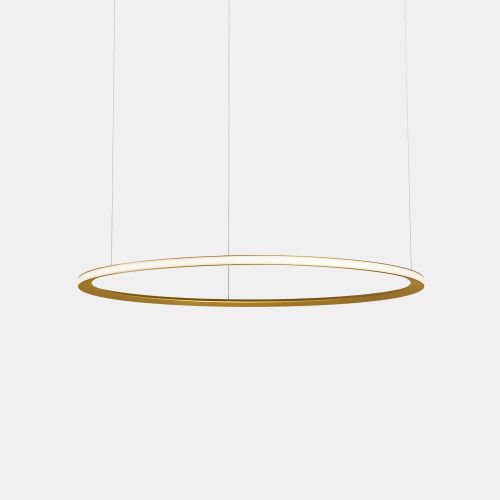 GROK PENDANT CIRCULAR OUTWARD 2 RINGS (Ø1200 Ø900) LED 109.1W 2700K 0-10V GOLD