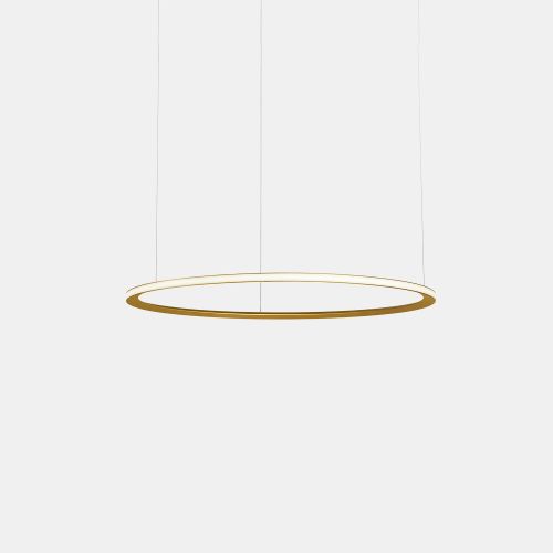 GROK PENDANT CIRCULAR OUTWARD Ø600 RECESSED LED 31.7W 2074LM 3000K DALI GOLD