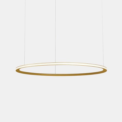 GROK PENDANT CIRCULAR OUTWARD Ø3000 RECESSED LED 177W 6990LM 2400K DALI GOLD