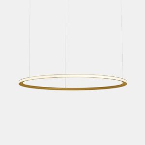 GROK PENDANT CIRCULAR OUTWARD Ø3000 RECESSED LED 177W 7626LM 2700K DALI GOLD