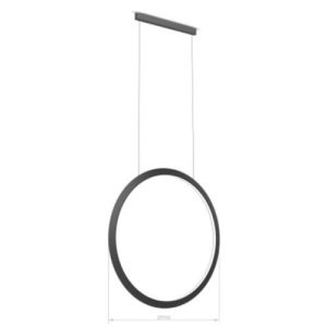 GROK PENDANT CIRCULAR VERTICAL SIDE Ø1200 SURFACE LED 63.5W 3228LM 4000K 0-10V GOLD