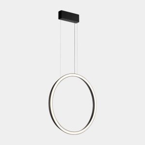 GROK PENDANT CIRCULAR VERTICAL SIDE Ø900 SURFACE LED 45.6W 1529LM 3000K DALI BLACK