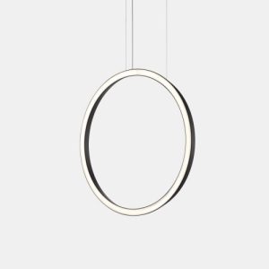 GROK PENDANT CIRCULAR VERTICAL SIDE Ø600 RECESSED LED 31.7W 1109LM 2400K 0-10V BLACK