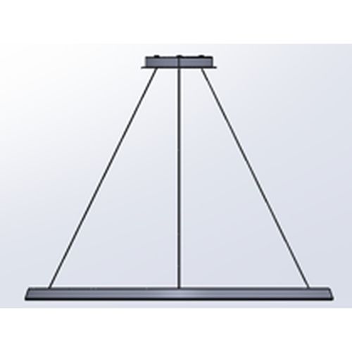 GROK PENDANT CIRCULAR DOWNWARD Ø900 SURFACE LED 45.6W 1529LM 3000K BLACK