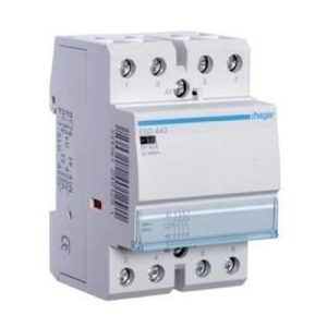 HAGER 40A 4-NO 240V CONTACTOR 3-MOD