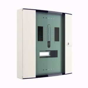 HAGER 4WAY 125A TPN ENCLOSURE GLASS DOOR