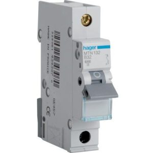 HAGER 32A SINGLE POLE MCB