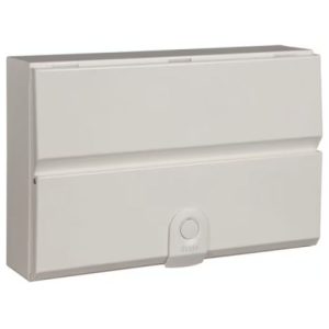 HAGER DESIGN 30 12-W METAL CONSUMER UNIT WITH 100A D/POLE ISOLATOR AND SPD