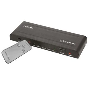 HDMI SWITCH 4X1 C/W REMOTE CONTROL
