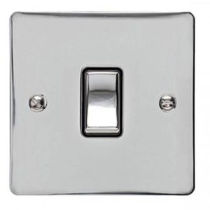 HERITAGE 1G 2W SWITCH POLISHED CHROME