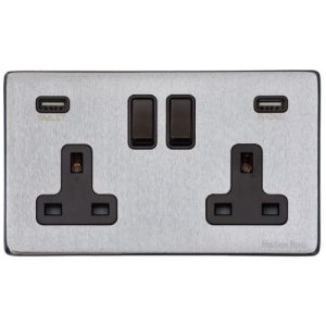 HERITAGE SAT CHROME 2G USB SOCKET