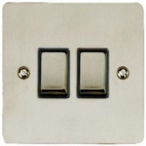 HERITAGE SATIN NICKLE 2G 2W SWITCH