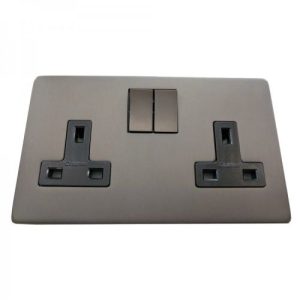 HERITAGE MATT BRONZE 2G 2W SWITCH