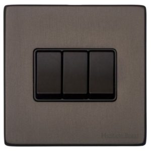 HERITAGE MATT BRONZE 3G 2W SWITCH