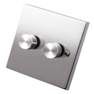 HERITAGE S/CHROME 2G 2W LED DIMMER