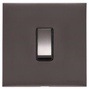HERITAGE WINCHESTER RANGE 1 GANG INTERMEDIATE ROCKER SWITCH (10 AMP) MATT BRONZE