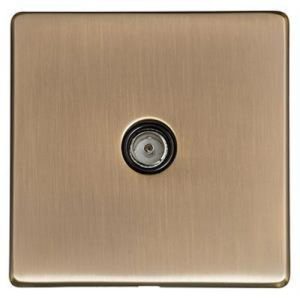 HERITAGE CO-AX FLAT A/BRASS