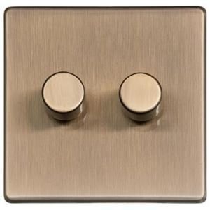 HER 2G LED DIMMER FLAT A/BRASS