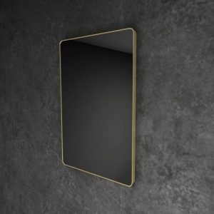 HIB TRIM CURVE 40 (BRUSHED BRASS FRAME) MIRROR