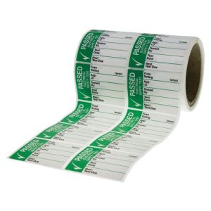 PASS TEST LABELS LARGE (ROLL 250)