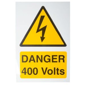 DANGER 400V RIGID S/A PVC