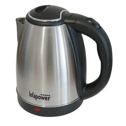 INFAPOWER CORDLESS 1.8L 1.8KW BRUSHED STAINLESS STEEL JUG KETTLE