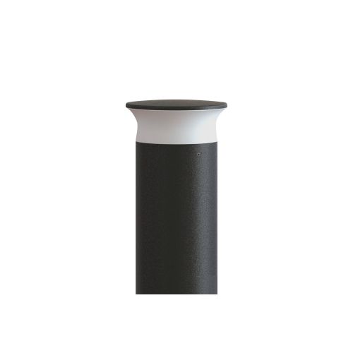 INTEGRAL OUTDOOR BOLLARD IK08 600MM IP65 420LM 9W 3000K DARK GREY