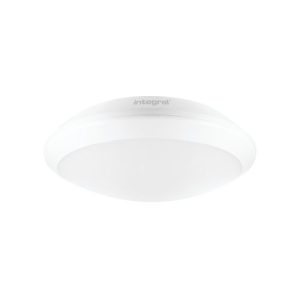 INTEGRAL TOUGH SHELL+ BULKHEAD 308MM DIA IP66 1500LM 15W 4000K IK10 110 BEAM NON-DIMM WHITE 100LM/W