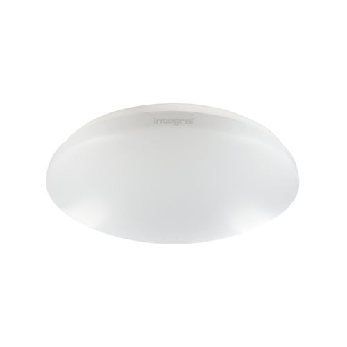 INTEGRAL VALUE+ CEILING/WALL LIGHT 350MM DIA IP44 1500LM 21W 3000K 100 BEAM NON-DIMM 71LM/W