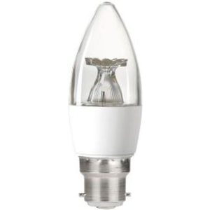 INTEGRAL CANDLE BULB B22 250LM 2.9W 4000K NON-DIMM 240 BEAM CLEAR