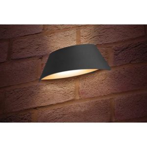 INTEGRAL OUTDOOR DECORATIVE WALL LIGHT VISTALUX IP65 420LM 9W 4000K UP/DOWN LIGHT DARK GREY