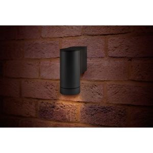 INTEGRAL OUTDOOR DECORATIVE WALL LIGHT VERSARI IP54 1 * GU10 UP OR DOWN LIGHT DARK GREY