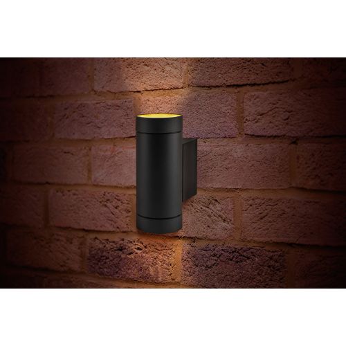 INTEGRAL OUTDOOR DECORATIVE WALL LIGHT VERSARI IP54 2 * GU10 UP AND DOWN LIGHT DARK GREY
