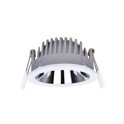 INTEGRAL RECESSED DOWNLIGHT 125MM CUTOUT 20W 2000LM 100LM/W 3000K 65 BEAM IP44 NON-DIMM WHITE