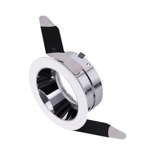 INTEGRAL ACCENTPLUS MINI DOWNLIGHT FOR LED MR11 GU10 45MM CUTOUT IP20 MIRROR SILVER ROUND