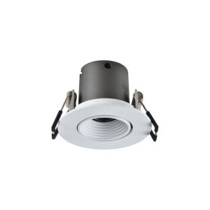 INTEGRAL MINI TILTABLE DOWNLIGHT 50MM CUTOUT 3.3W 155LM 47LM/W 3000K 15 BEAM NON-DIM WHITE 95 CRI