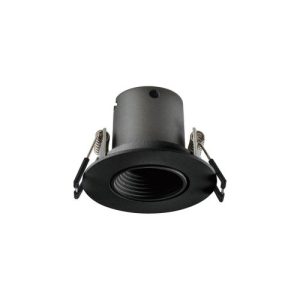 INTEGRAL MINI TILTABLE DOWNLIGHT 50MM CUTOUT 3.3W 155LM 47LM/W 3000K 15 BEAM NON-DIM BLACK 95 CRI