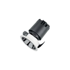 INTEGRAL ACCENTPRO LED DOWNLIGHT 16 DEG BEAM ANGLE 50MM CUTOUT 30 DEG TITLTABLE 355 DEG ROTATABLE 5W 334LM 66LM/W 3000K CRI90 MIRROR SILVER ROUND