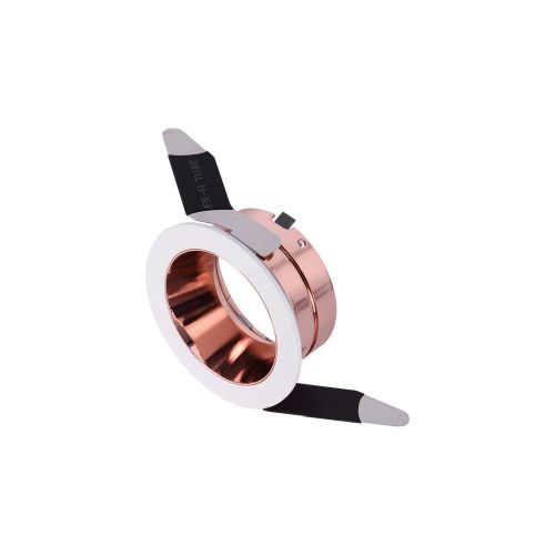 INTEGRAL ACCENTPLUS DOWNLIGHT FOR LED GU10 60MM CUTOUT IP20 MIRROR ROSE GOLD ROUND