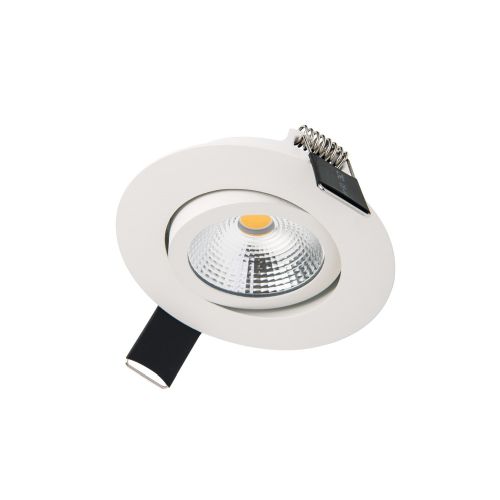 INTEGRAL ULTRA SLIM TILTABLE DOWNLIGHT 65MM CUTOUT 6.5W 650LM 100LM/W 3000K