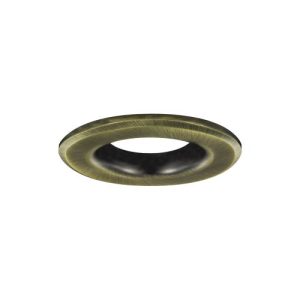 INTEGRAL LUXFIRE FIRE RATED DOWNLIGHT ANTIQUE BRASS BEZEL