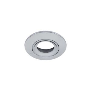 INTEGRAL LUXFIRE FIRE RATED TILTABLE DOWNLIGHT POLISHED CHROME BEZEL