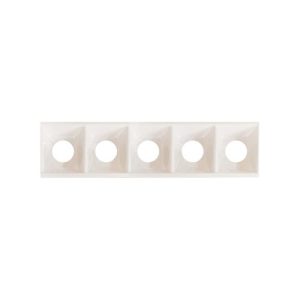 INTEGRAL POLISHED WHITE TRACELUX OUTER COVER 5 LIGHT LENGTH