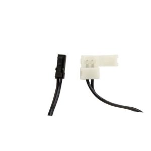 INTEGRAL 12V 2M DRIVER TO STRIP CONNECTOR LEAD 2PIN 2.54MM BLACK CLIP TO SNAP ON 8MM SINGLE COLOUR STRIP CONNECTOR 3A MAX