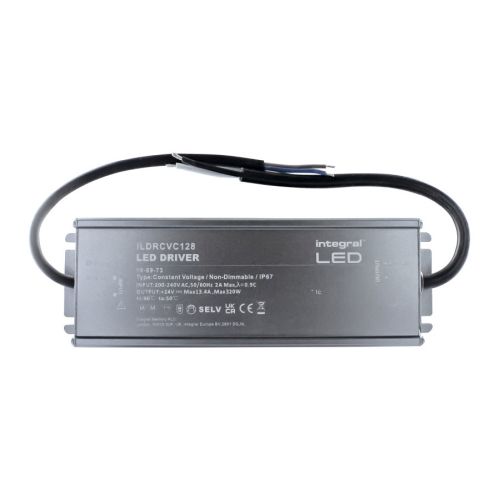 INTEGRAL CONSTANT VOLTAGE DRIVER 320W 24VDC IP67 NON-DIMM 200-240V INPUT