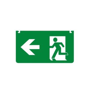INTEGRAL EMERGENCY ACC LEGEND DOUBLE SIDED LEFT OR RIGHT ARROW FOR ILEMES022 20M EXIT SIGN