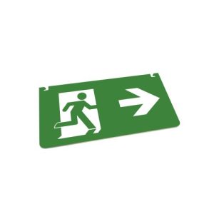 INTEGRAL EMERGENCY LEGEND RIGHT ARROW FOR 26M EM EXIT SIGN