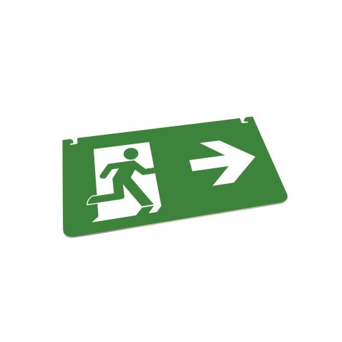 INTEGRAL EMERGENCY LEGEND RIGHT ARROW FOR 26M EM EXIT SIGN