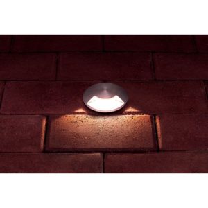 INTEGRAL OUTDOOR IN GROUND UPLIGHT WITH H2O STOP IP67 45LM 4.5W 3000K PATHLIGHT 1 WAY STAINLESS STEEL INTEGRAL